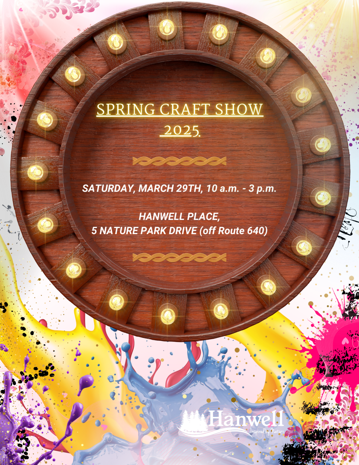 HANWELL’S SPRING CRAFT SHOW 2025 – SATURDAY, MARCH 29TH – Hanwell Rural ...